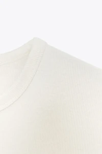 SHORT SLEEVE RIB T-SHIRT