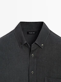 Regular fit flowing shirt