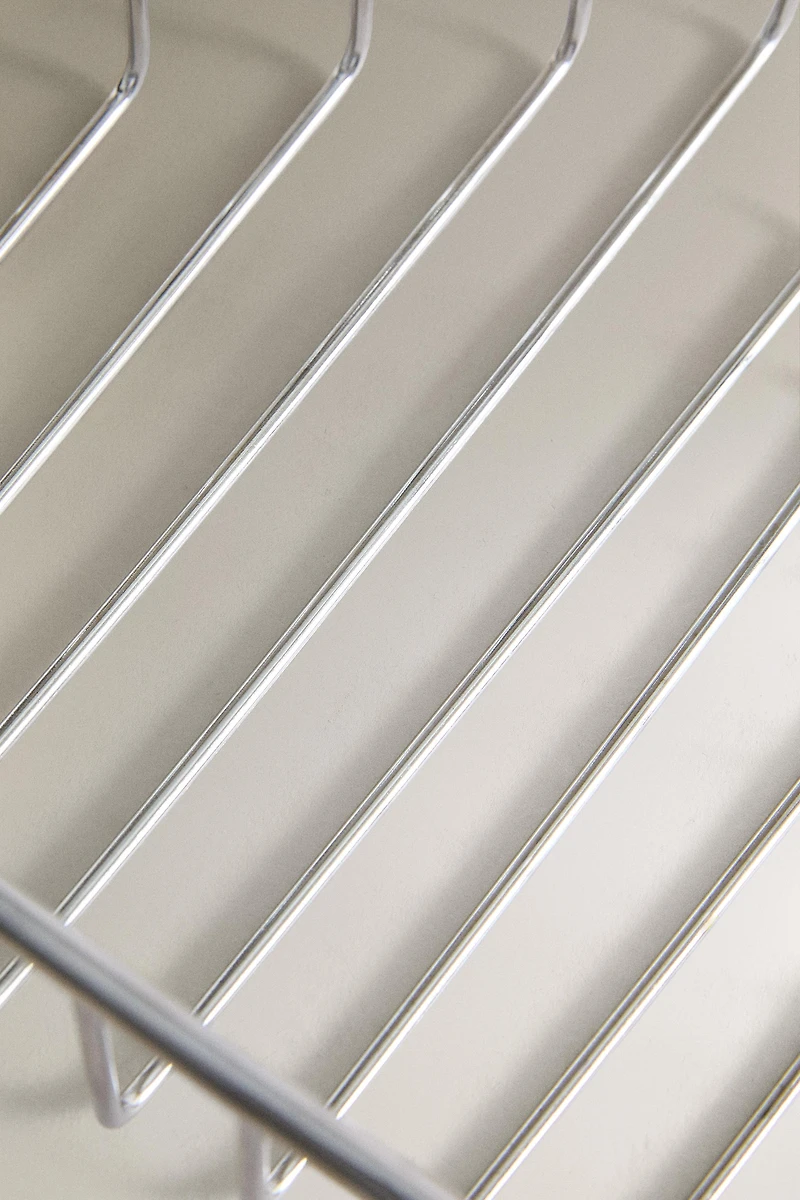 SILVER CORNER SHOWER SHELF