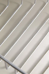 SILVER CORNER SHOWER SHELF