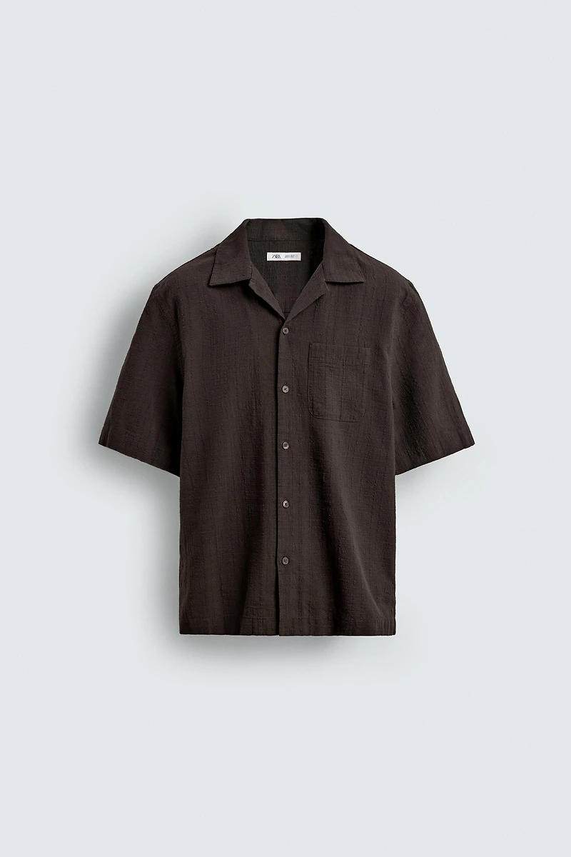 CHEMISE REGULAR FIT TEXTURÉE