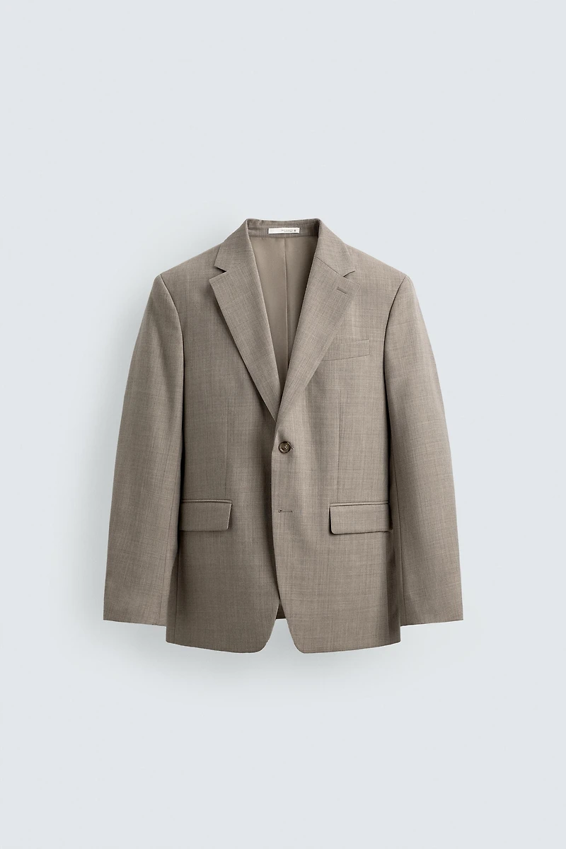 WOOL BLEND COMFORT SUIT JACKET