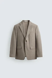 WOOL BLEND COMFORT SUIT JACKET