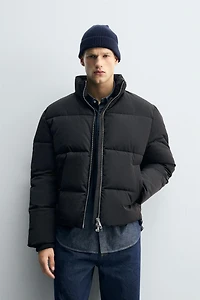 BOXY FIT WATER REPELLENT PUFFER JACKET