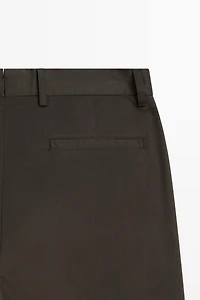 100% cotton wide-leg pants
