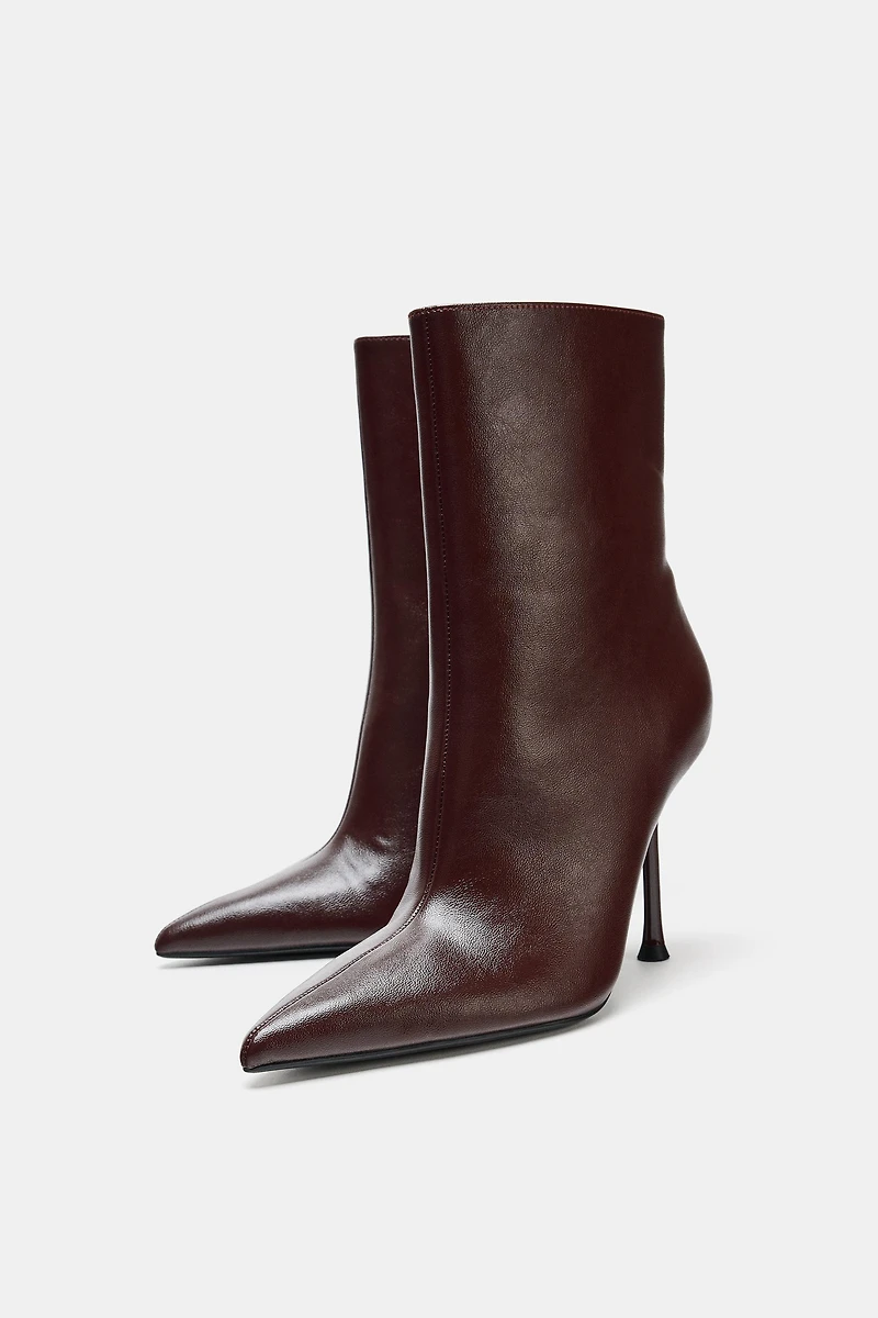 STILETTO HEELED ANKLE BOOTS