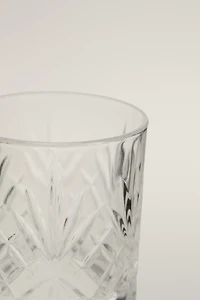 ENGRAVED CRYSTALLINE SHOT GLASS