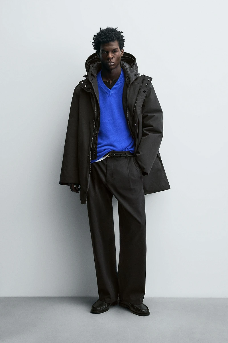 PARKA DÉTACHABLE 100 % PLUMES DÉPERLANT