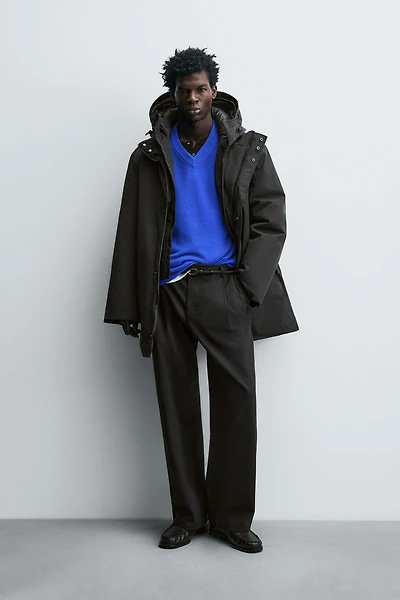 PARKA DÉTACHABLE 100 % PLUMES DÉPERLANT