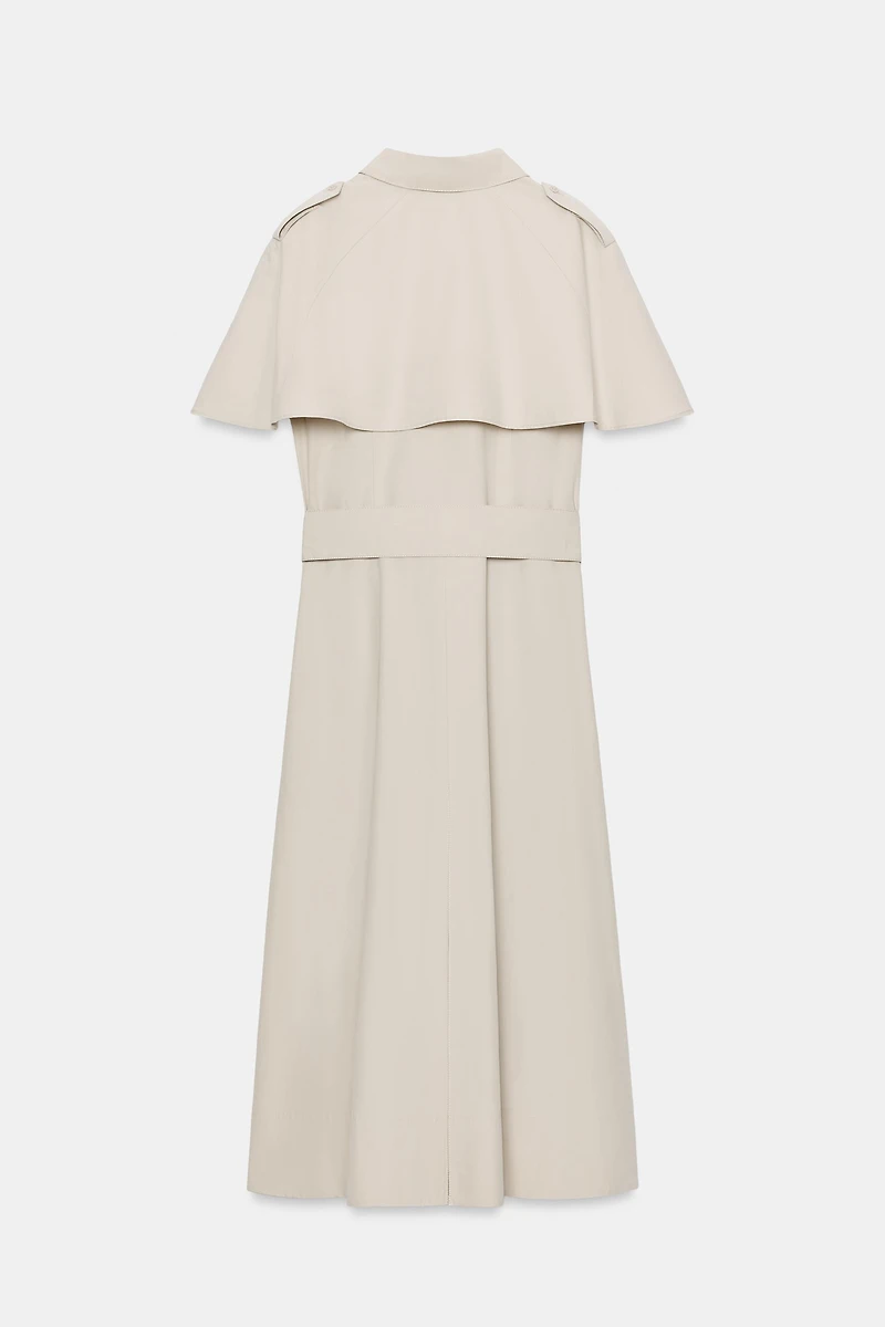 ZW COLLECTION CAPE SHIRT DRESS