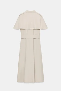 ZW COLLECTION CAPE SHIRT DRESS