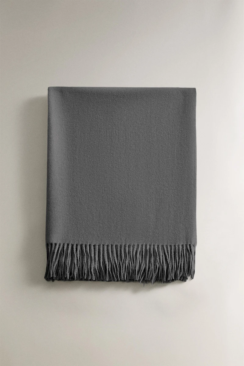 FRINGED SOFT BLANKET