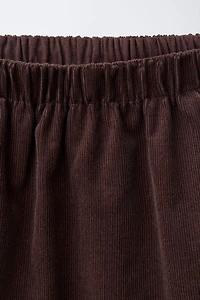 LINED FINE-WALED CORDUROY BLOOMERS
