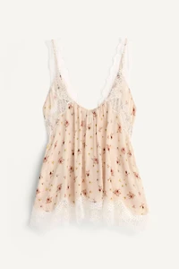 LIMITED EDITION PRINTED LACE TOP