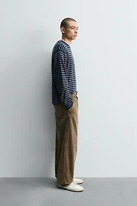 WASHED TEXTURED PANTS