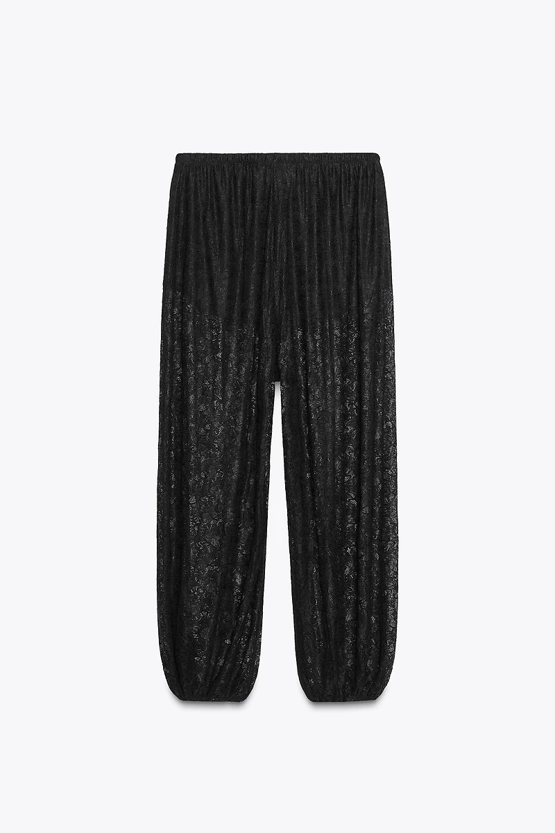 LACE BALLOON PANTS