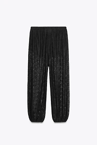LACE BALLOON PANTS
