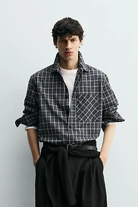 CHEMISE VOILE À CARREAUX