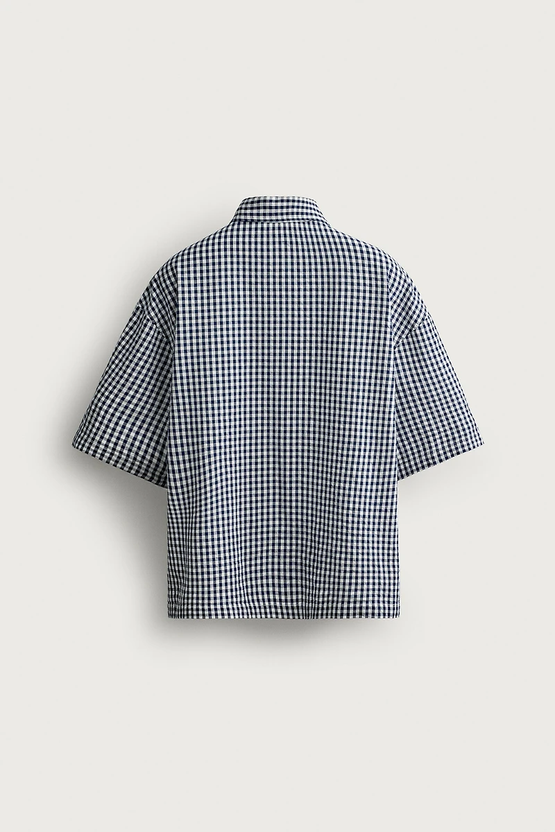 RELAXED FIT PATCH SHIRT