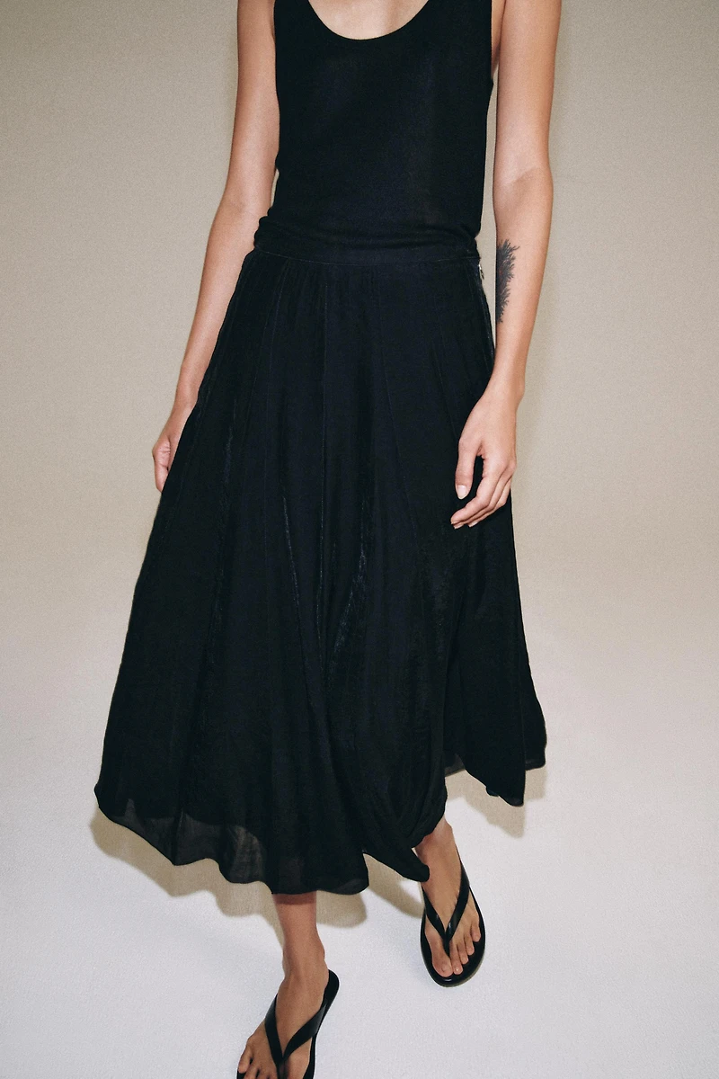 FLOWY COMBINATION SKIRT ZW COLLECTION