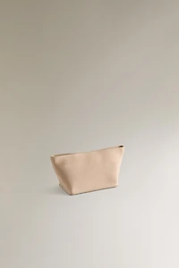 NUBUK LEATHER MAKEUP BAG
