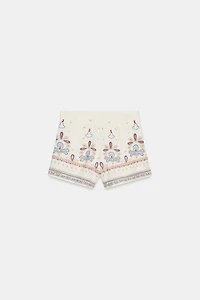 SHORT BRODÉ