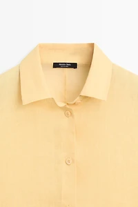 Flowing 100% ramie shirt