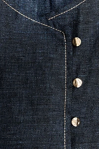 DOUBLE BREASTED LINEN VEST