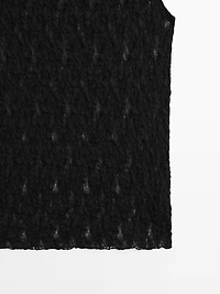 Top dentelle transparence