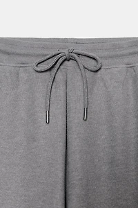 STRAIGHT LEG RIB SOFT PANTS