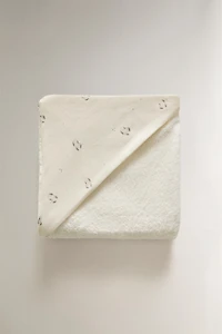 SERVIETTE DE BAIN CAPUCHE BÉBÉ LAPINS