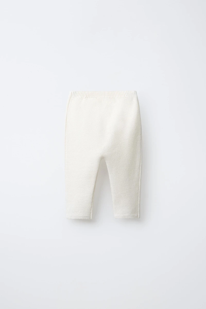 BUNNY PATCH KNIT PANTS