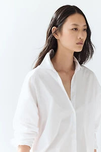 100% cotton poplin shirt