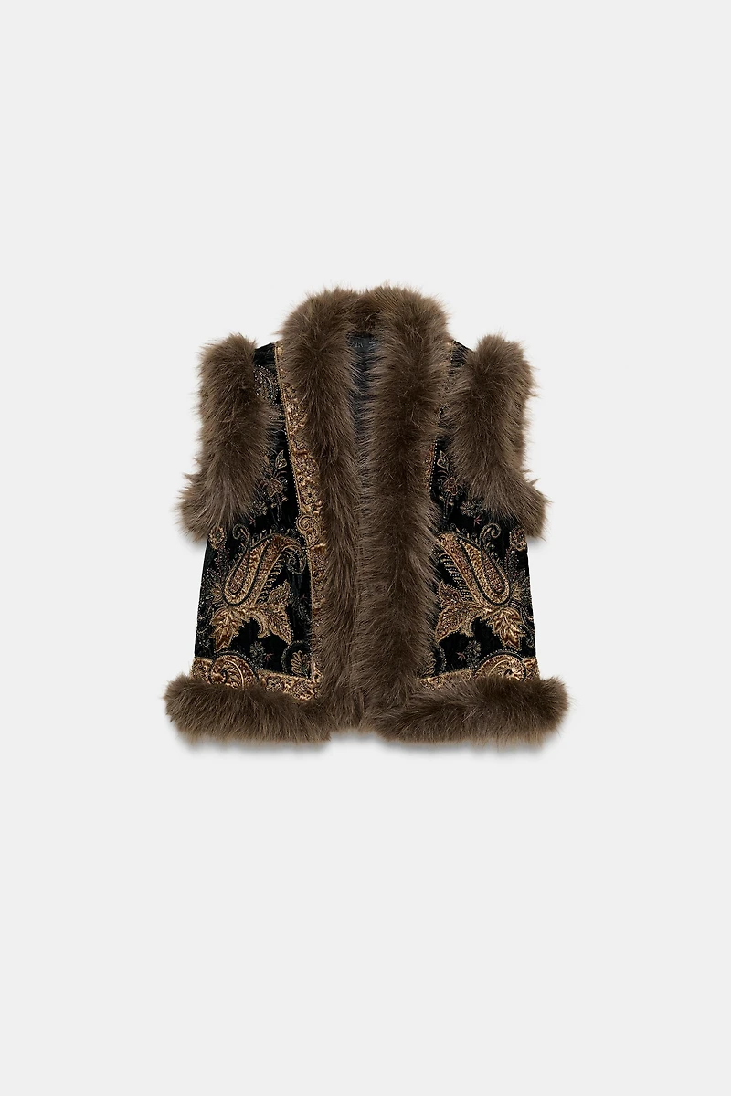 ZW COLLECTION EMBROIDERED VEST LIMITED EDITION