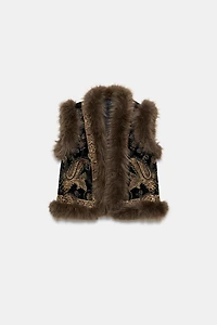 ZW COLLECTION EMBROIDERED VEST LIMITED EDITION