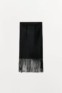 FRINGED STRAP SKIRT