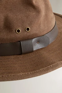 WAXED COTTON HAT