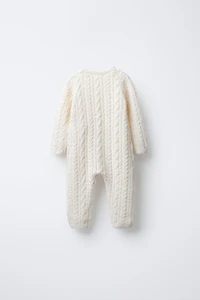 CABLE KNIT JUMPSUIT