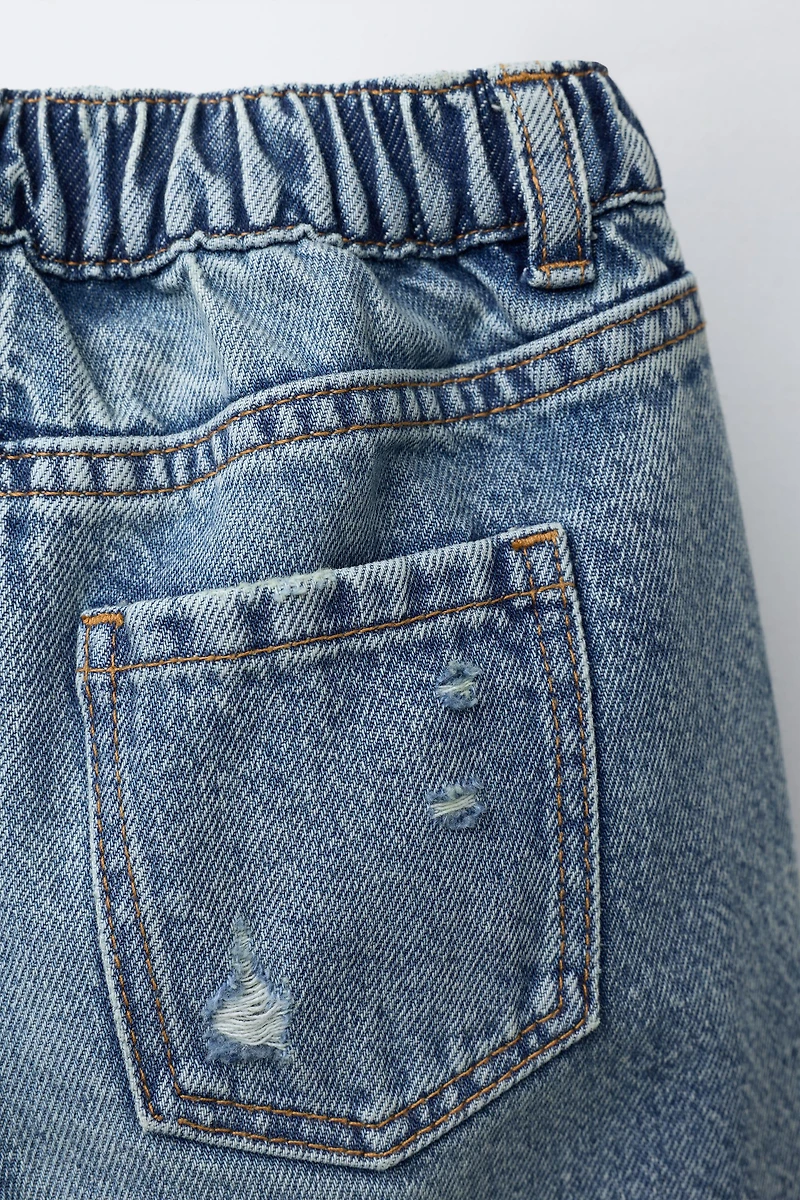 HEART WIDE LEG JEANS