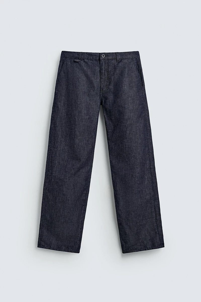 LIGHTWEIGHT REGULAR FIT PANTS
