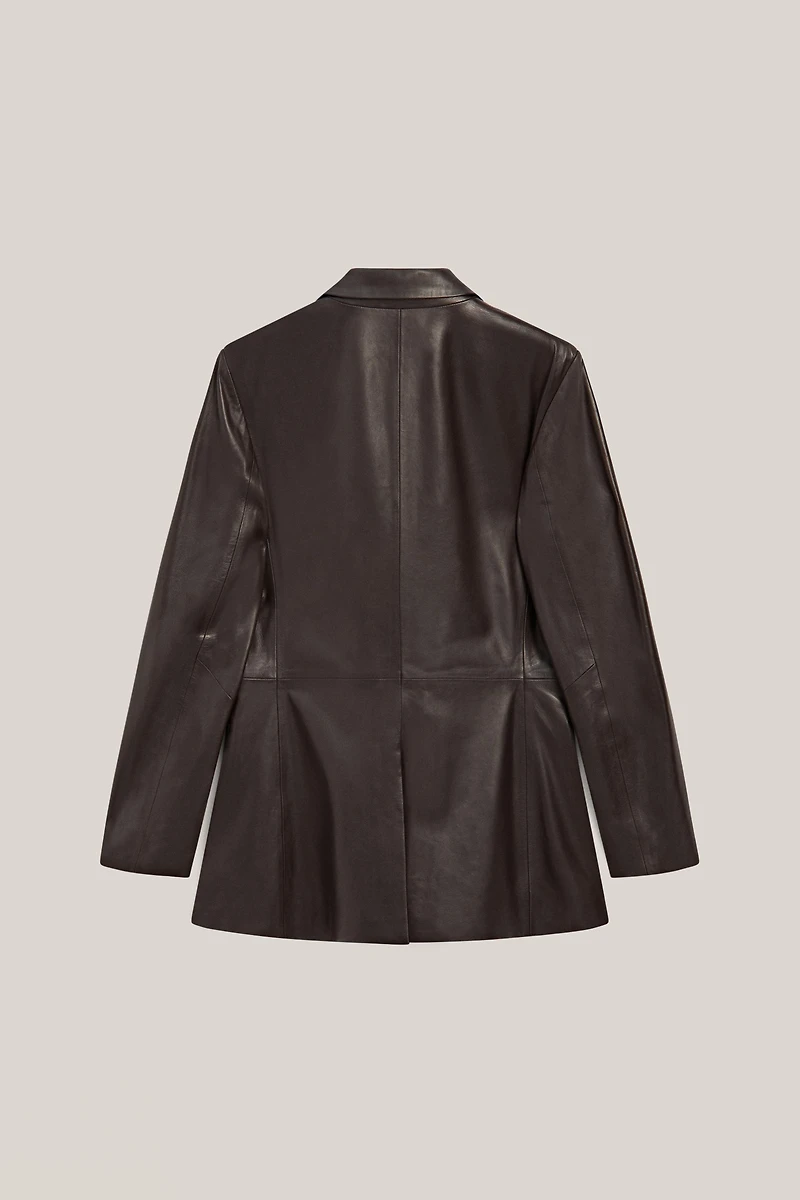 100% nappa leather blazer with pocket details - LIMITED EDITION