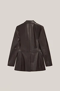 100% nappa leather blazer with pocket details - LIMITED EDITION