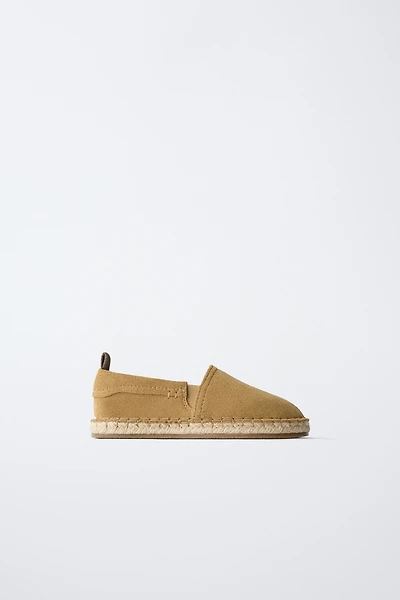 ESPADRILLE EN CUIR
