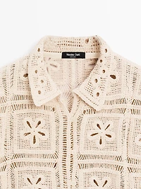 Veste crochet fantaisie