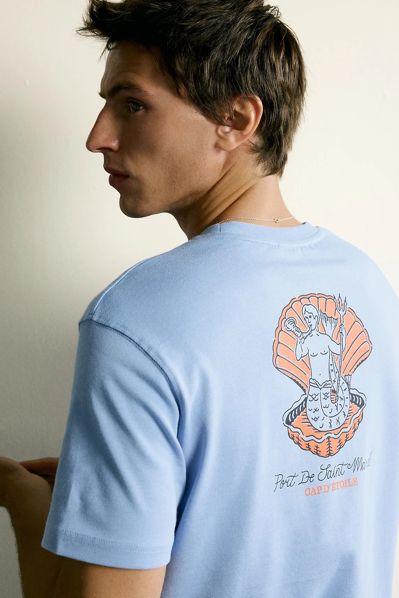 COMBINATION RELAXED FIT T-SHIRT