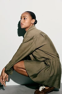 ROBE CHEMISE COURTE FLUIDE