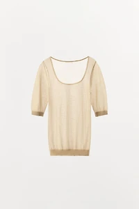 TOP EN MAILLE FINE