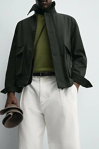 VESTE REGULAR FIT À POCHES