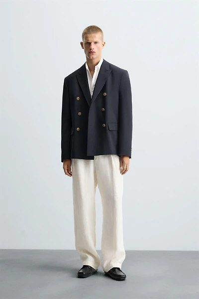 DOUBLE BREASTED BLAZER