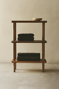 ACACIA WOOD SHELVING UNIT